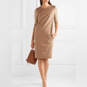 Maxmara camel hair shift dress